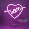Heart Shape Neon Light Night Light for Wedding Party Kids