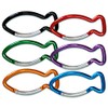 Uljö °° Fish Shaped Carabiner Key Ring 8.5 cm (Blue)