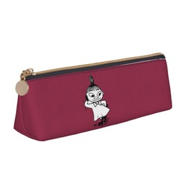 Rikana Moomin Pen Case, Large Capacity, Pencil Case, Multi-functional, Stylish, Leather, Pen Pouch, For Boys, Girls, Children, Simple, Tool Pen Case, For High School Students, College Students,