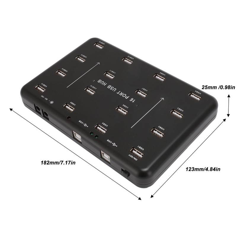 16 Port USB2.0 Hub U Flash Disk Testing Duplicator Copier