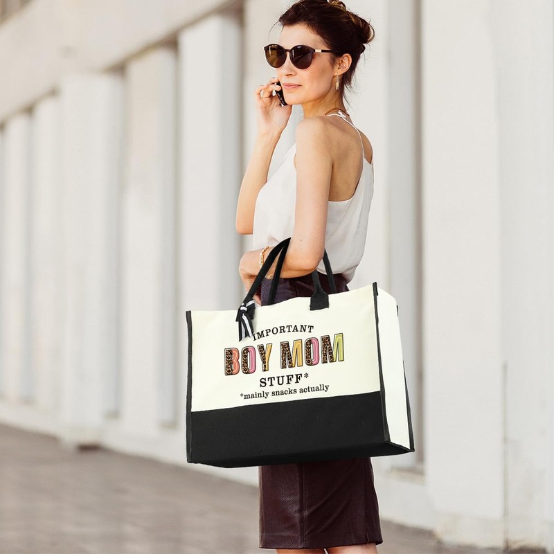 Gifts for Mom Tote Bag Mom Gifts from Son Beach