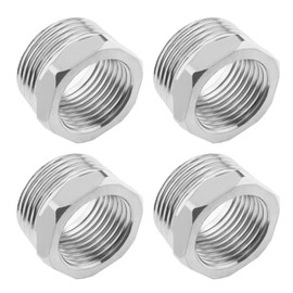 eMagTech 4Pcs 3/4 Male to 1/2 Female Connector Water Pipe Reducer Fittings Thread Reducer Accessories for Pipes Radiators Water Tanks Sanitary Facilities BSP Thread