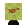 Caroline's Treasures BB7714CC Oberhasli Goat Green Can or Bottle Hugger