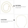 VALICLUD Pearl Handbag Chain Pearl Pearl Shoulder Strap Crossbody Bag