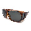 Incredible Bargains Large Polarized Fit Over Sunglasses (2 Pair) Brown