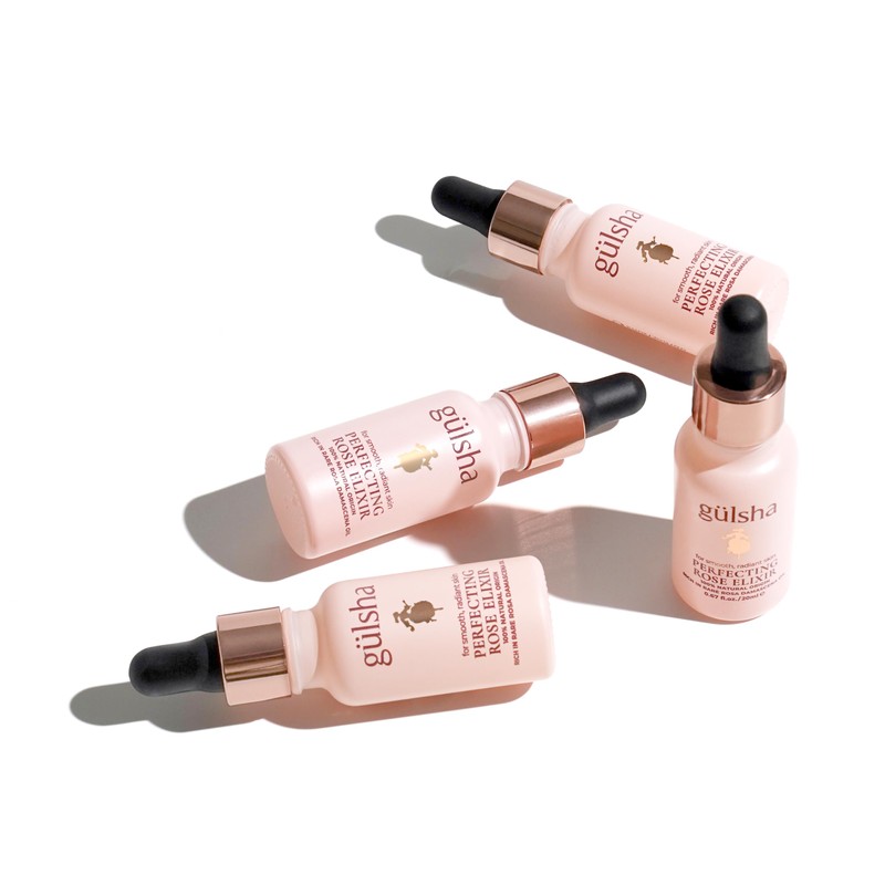 GULSHA PERFECTING ROSE ELIXIR, Rosa Damascena Essential Oil for Face,