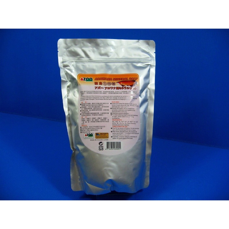 Aquarium Equip AZOO AROWANA Mineral Salt 1000g Health - ph