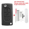 3 Buttons CE0536 Car Key Fob with Pin Key Blade