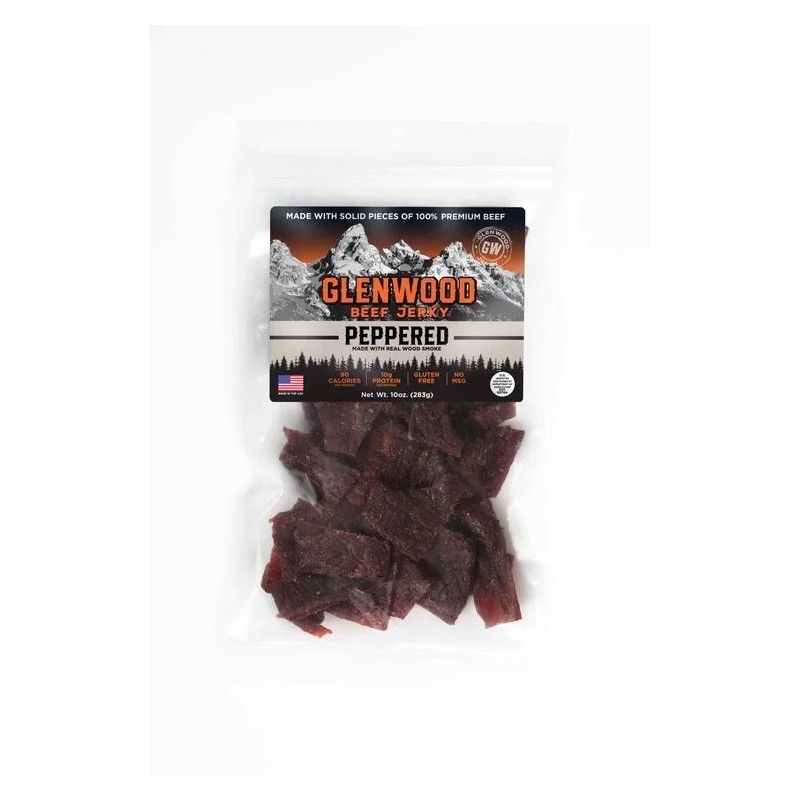 GLENWOOD PEPPERED BEEF JERKEY