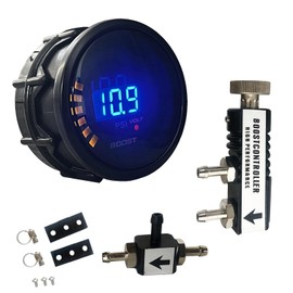 0-30PSI Manual in Cabin Boost Controller Kit with 52mm Electronic Digital Boost Gauge