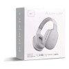 Audífonos Inalámbricos Diadema Compatible Con Micrófono Aurum Stf Color Gris