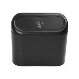 Your's Bath Car Trash Bin, Portable Mini Car Trash Can with Lid, ABS Waterproof Car Trash Bin for Auto Cars Home Office Car Interior Accessories