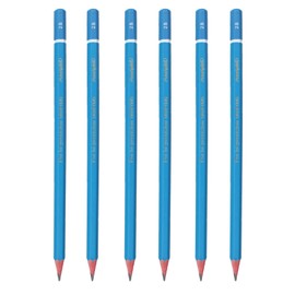 GZDAOXIA Pack of 6 2B Pencils, Learner's Pencil, Pencils for Drawing, Sketch Pencil Set, Drawing Pencil Set, Sketch Pencils for Artists and Sketching Lovers (2B)