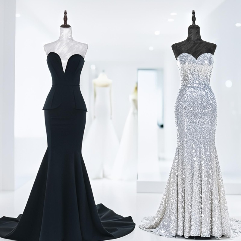 KTMANEQ Adjustable Female Mannequin Torso with Stand, Pinnable Dress Form