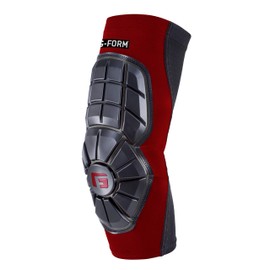G-Form Pro Extended Elbow Guard, Red/Black, Adult Large