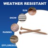 DECK DECO Wood Screws #10 x 3 372pcs(Approx), Tan Ruspert