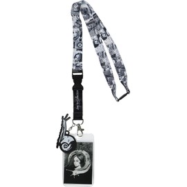 Colección Junji Ito - Llavero con cordón para identificación con tarjeta de escape y porta credenciales con encanto de goma de chica caracol para llaves