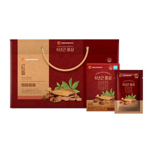Daewoong Pharmaceutical 6-year-old red ginseng 70ml, 30 packets, 1 month supply / 대웅제약 6년근 홍삼 70ml 30포 1개월분