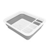 Collapsible Dish Drying Rack Space Saving Foldable Portable Dinnerware Drainer