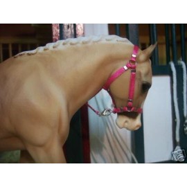Jaapi HOT PINK halter w/lead - fits Breyer trad'l PONY*