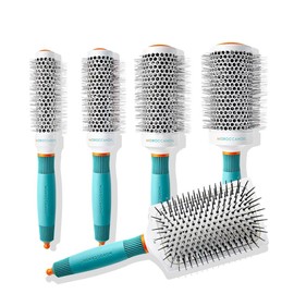 Moroccan Oil Ceramic volume hair dry roll comb 5 types Moroccan oil brush 25mm / 세라믹 볼륨 헤어 드라이 롤빗 5종 모로칸오일브러쉬 25mm