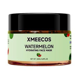 XMEECOS Watermelon Hydrating Face Mask Moisturizing Softening Cruelty free| watermelon Extract| Smooth Skin| Niacinamide (new label)