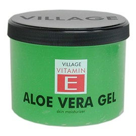 Village 9509-01 Aloe Vera Body Gel, Cooling with Vitamin E, Pack of 1, 500 ml