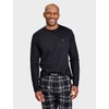 Farah Men's Long Sleeve PJ Lounge Set Soft Cotton Long