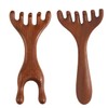 iunxkmi Wood Scalp Massager 2 Pcs, Head Massager Comb for