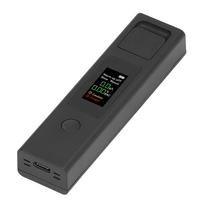 Breathalyzer Small Portable Smart Quick Response Blowing LCD HD Three