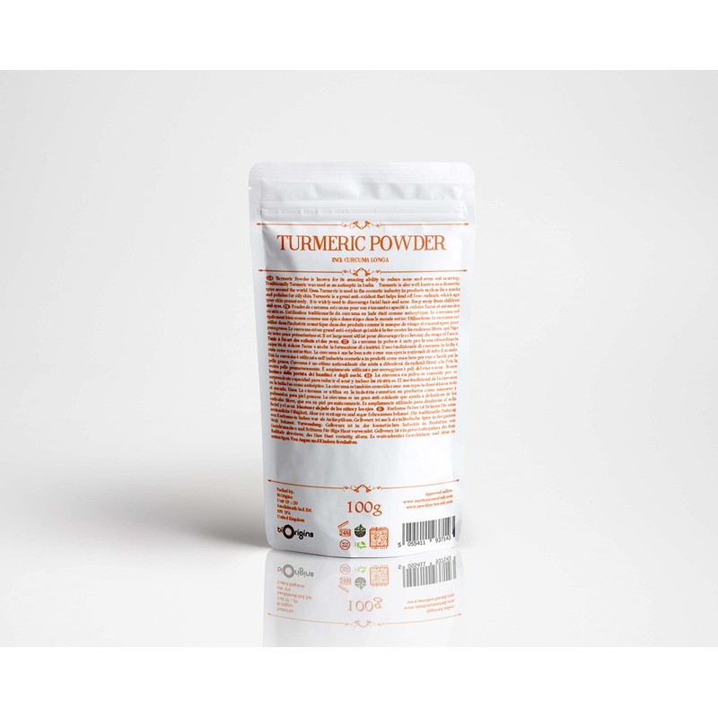 Mystic Moments | Turmeric Powder 100g Pure & Natural Vegan