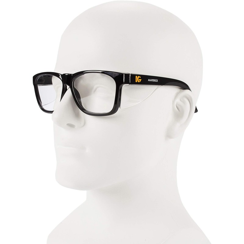 Kleenguard Maverick anteojos de seguridad con escudos laterales integrados (1