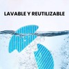 LIFEFIL - Replacement for 3 Washable Microfibre Cloths for Lefant