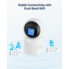 ZOSI 4K WLAN Surveillance Camera with 1.44 Inch Monitor, 8MP