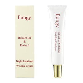 llongy Wrinkle Emulsion, 3 Types of Retinol, Highly Concentrated Bactiol, Deer, Niacinamide, Milky Lotion, Cream, 1.4 oz (40 g), Highly Moisturizing, Sensitive Skin, Dry Skin