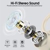 Wireless Earbuds, Bluetooth 5.3 Headphones with 4 ENC Noise Canceling