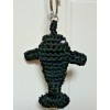The SAK Crochet Craze Critter Dangle Orca Black/W Keychain Unique