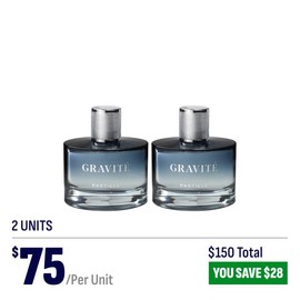 Particle Gravité Cologne for Men | Long-Lasting Fragrance Made in France - Specification: 2 bottles of the top-selling cologne for men