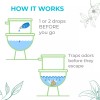 Just A Drop Toilet Odor Eliminator Pack of 3 Eucalyptus
