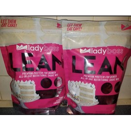 Lady Boss Lean Protein Powder - Vanilla Cake NEW 2 Bags!
