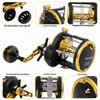 Burning Shark Towing Reel Salt Spirit Level Wind Rollers Boat
