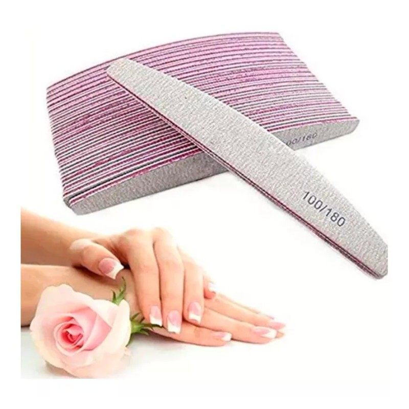 BJE 24 Limas Para Uñas 100/180 Profesionales Manicure