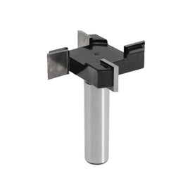 VGOL Milling Cutter 1/2 Inch Shank 2 Inch Cutting Diameter Slab Flattening Router Bit Planing Bit Woodworking Tool for Solid Wood Compact Plywood Acrylic