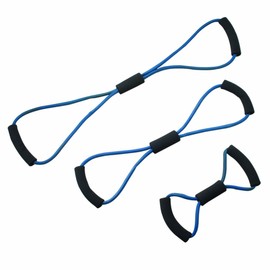 CanDo 10-5834 Bowtie Exerciser, Full Body Set, Heavy, Blue
