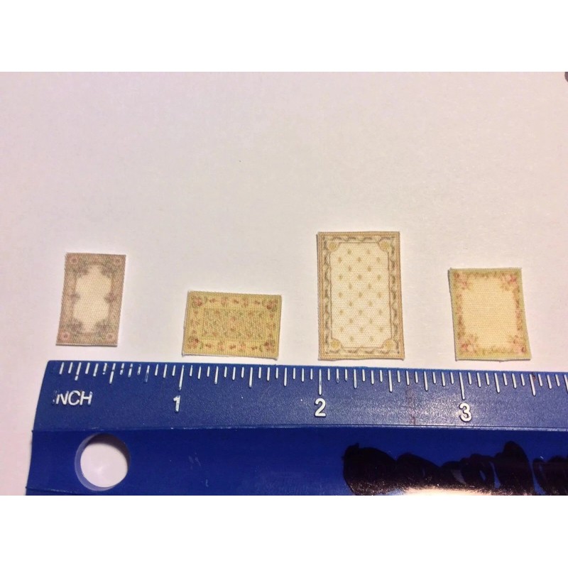 dollhouse miniature Rugs 1:144 Scale-You Choose-price Is For 1 Rug