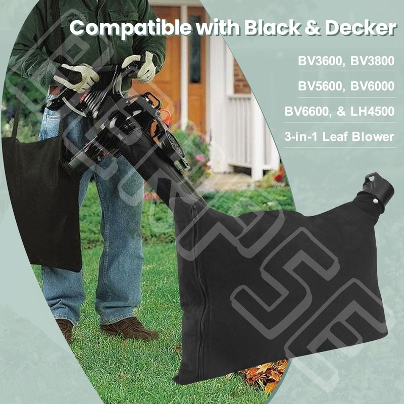 90560020-01 Bag Replaces 90560020 90539053, Compatible with Black & Decker