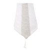 Tasseled Runner Eclat Tasseled Runner 13 x 72 inches White