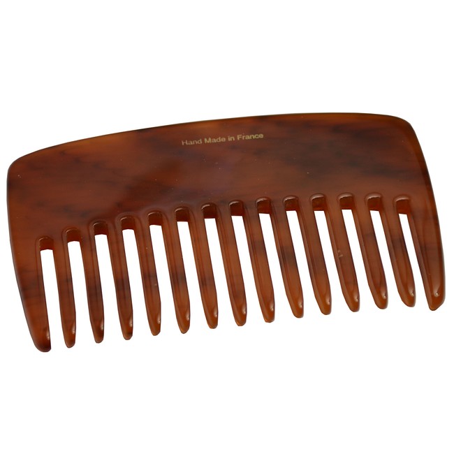 French Amie Pocket Book 4 Inch Small Handmade Soft Cellulose Acetate Non Static Hair Comb