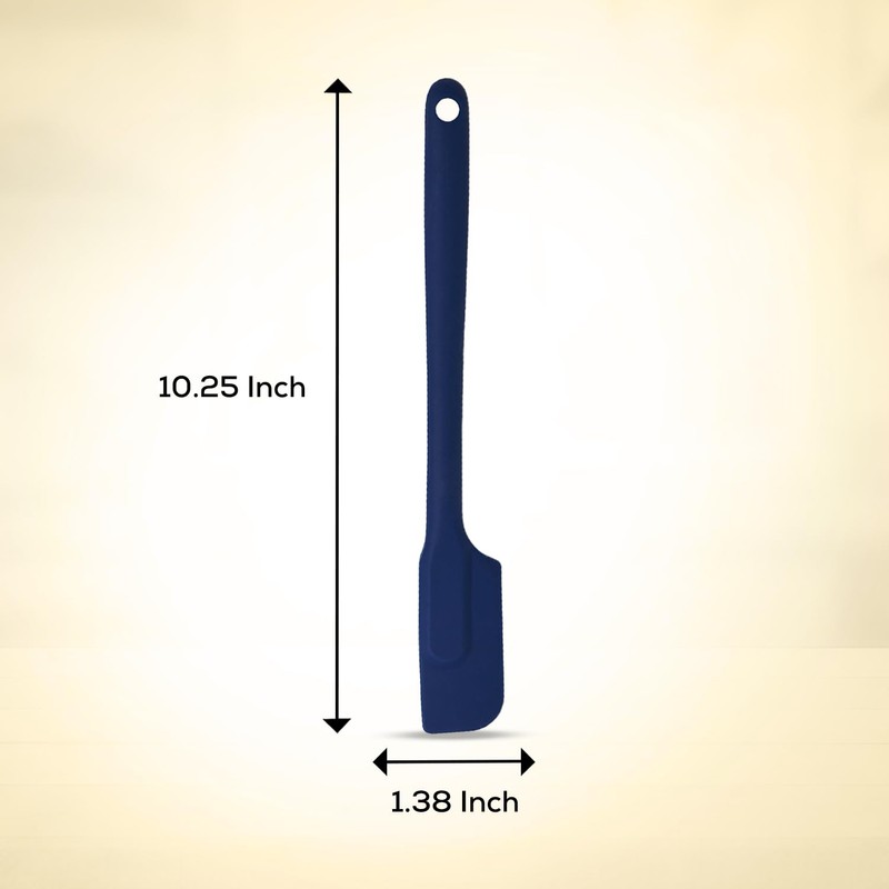 Mrs. Anderson’s Baking Silicone Slim Spatula, Flexible and Non-Stick, Navy