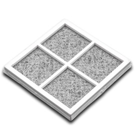 vhbw 1x Air Filter compatible with LG LFXS32766S, LMX30995ST, LMX31985ST, LMXC23746D, LMXC23746S, LMXC23796D Fridge - Activated Carbon
